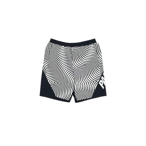 Palace SWIRL SHORTS BLACK / WHITE