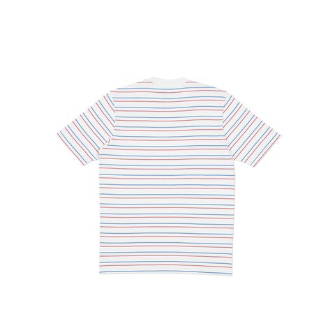 Palace BASICALLY A STRIPE T-SHIRT WHITE - Colorway