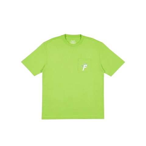 Palace P MAN POCKET T-SHIRT LIME GREEN