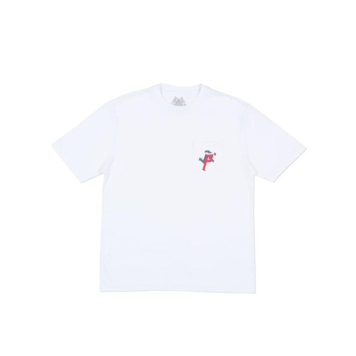 P MAN POCKET T-SHIRT WHITE