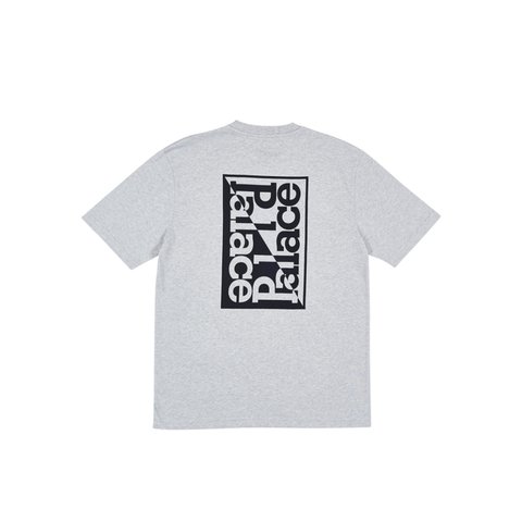 Palace SPLIT T-SHIRT GREY MARL - Colorway