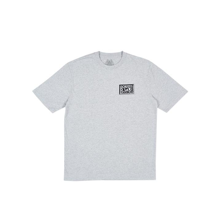 SPLIT T-SHIRT GREY MARL