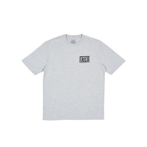 Palace SPLIT T-SHIRT GREY MARL
