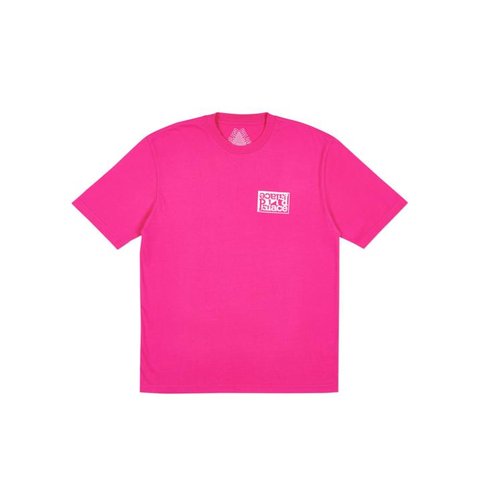 Palace SPLIT T-SHIRT HOT PINK