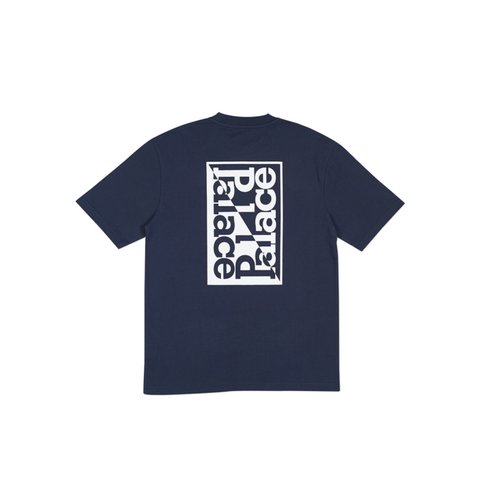 Palace SPLIT T-SHIRT NAVY - Colorway