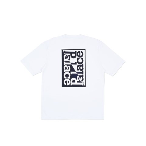 Palace SPLIT T-SHIRT WHITE - Colorway