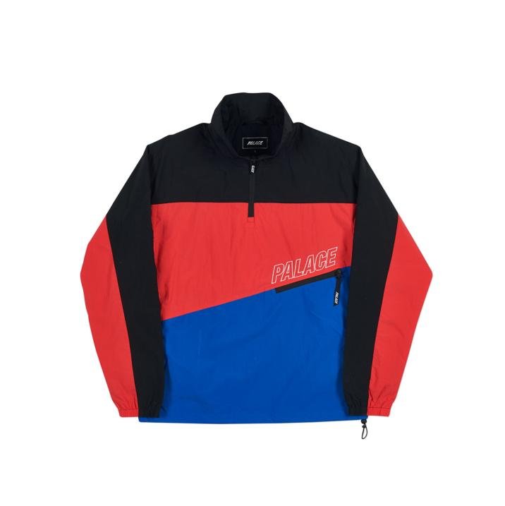 3-TRACK SHELL TOP BLACK / HIBISCUS / BLUE