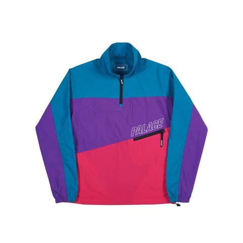 3-TRACK SHELL TOP GREEN / PURPLE / PINK