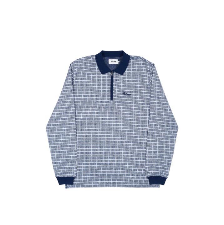 CHECKER ZIP TOP NAVY / WHITE