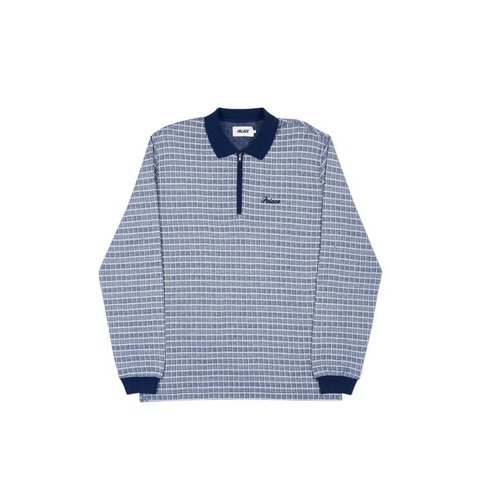 Palace CHECKER ZIP TOP NAVY / WHITE