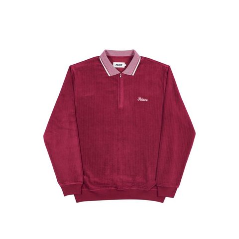 Palace LOUR POLO CREW BEET RED