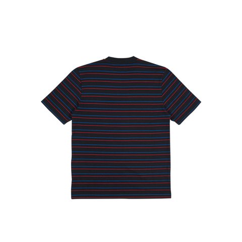 Palace BASICALLY A STRIPE T-SHIRT BLACK - Colorway