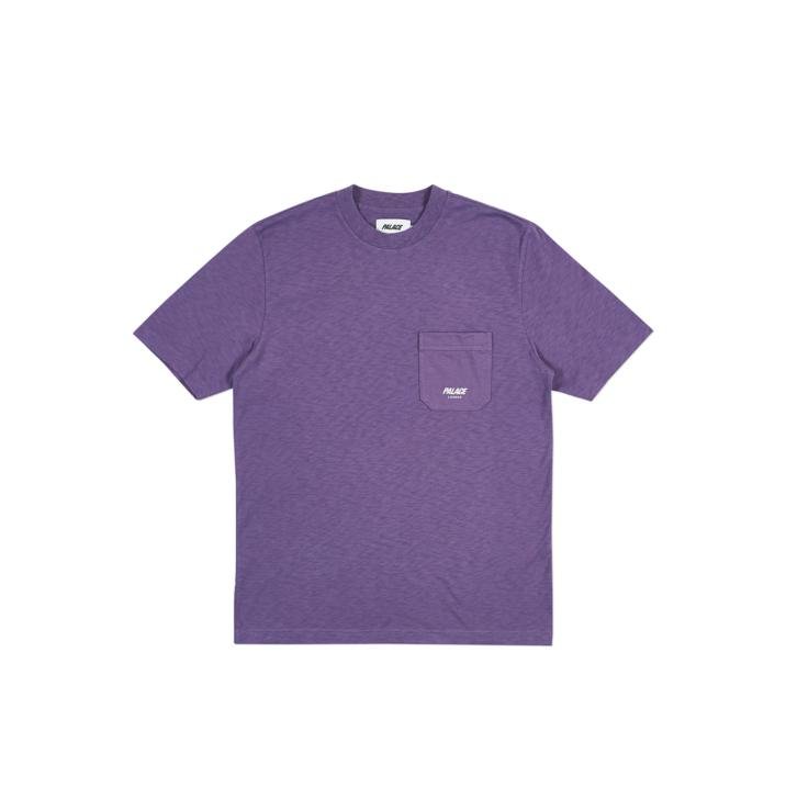 SLUB POCKET T-SHIRT GRAPE