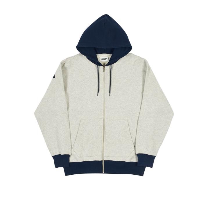 BORDER HOOD GREY MARL / NAVY