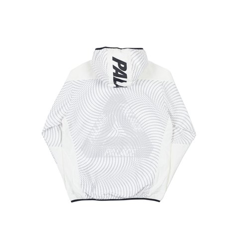 Palace SWIRL HOOD JACKET WHITE - Colorway