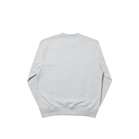 Palace PALACE GATED COMMUNITY CREW GREY MARL - Colorway