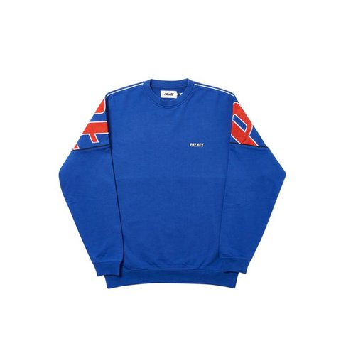 Palace JUMBO DROP CREW BLUE