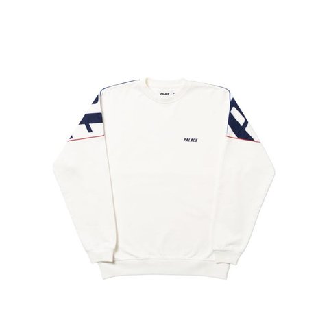 Palace JUMBO DROP CREW WHITE