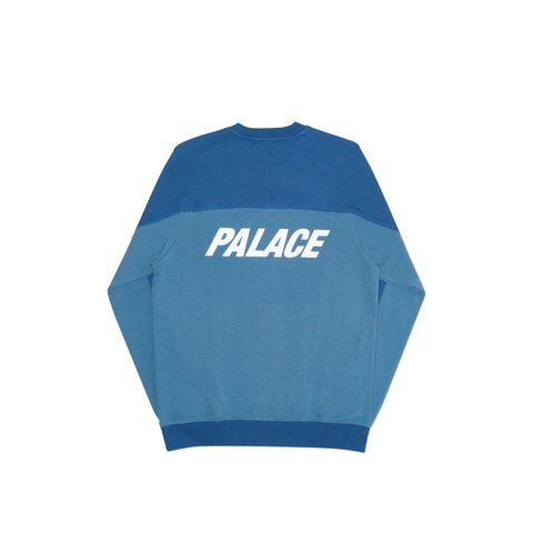 Palace F-LOCK PANEL CREW PETROL - Colorway