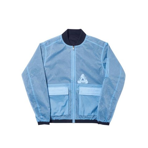 Palace REVERSIBLE OVERLAY BOMBER NAVY
