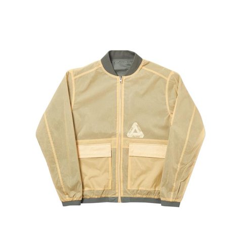 Palace REVERSIBLE OVERLAY BOMBER OLIVE