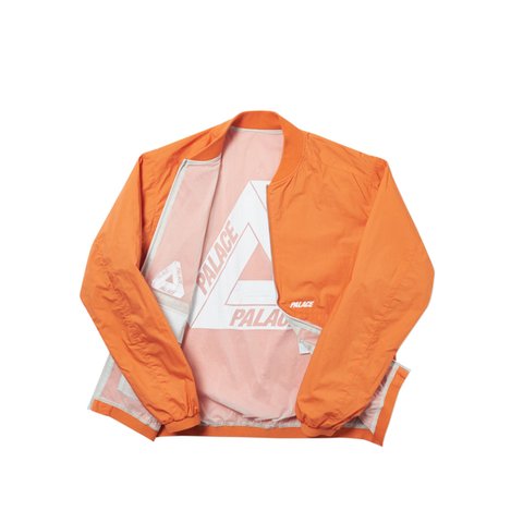 Palace REVERSIBLE OVERLAY BOMBER ORANGE - Colorway