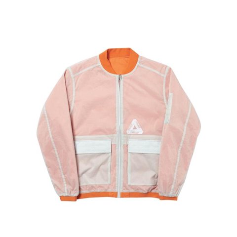 Palace REVERSIBLE OVERLAY BOMBER ORANGE