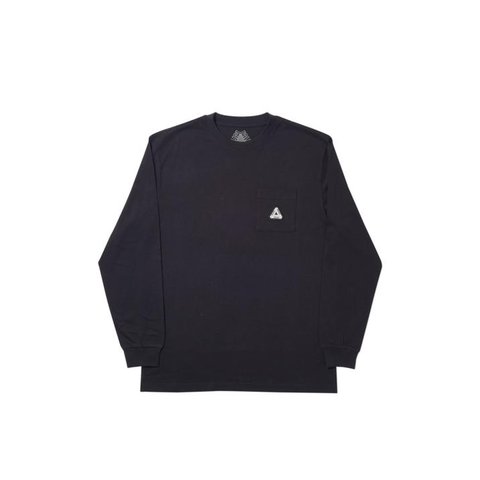 Palace SOFAR POCKET LONGSLEEVE T-SHIRT BLACK