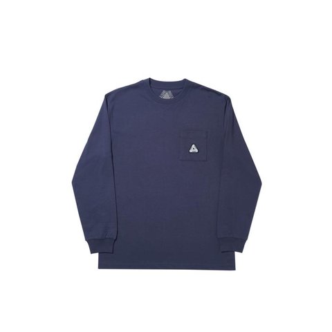 Palace SOFAR POCKET LONGSLEEVE T-SHIRT NAVY