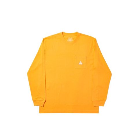 Palace SOFAR POCKET LONGSLEEVE T-SHIRT ORANGE