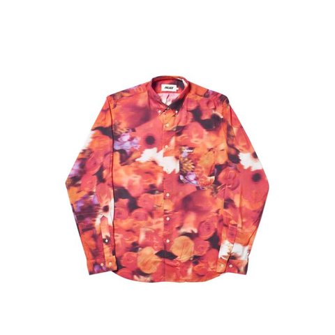 Palace BLURRY FLOWER SHIRT ORANGE