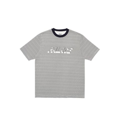 Palace 3D STRIPE T-SHIRT BLACK / WHITE