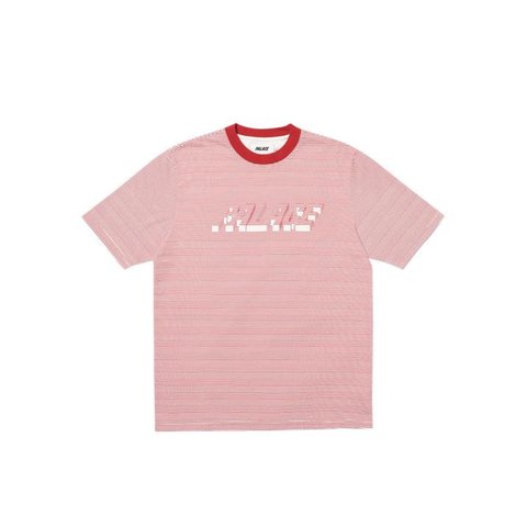 Palace 3D STRIPE T-SHIRT RED / WHITE