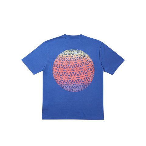 Palace GLOBULAR T-SHIRT BLUE - Colorway