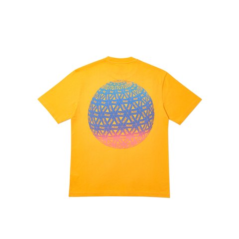 Palace GLOBULAR T-SHIRT YELLOW - Colorway