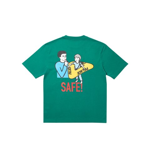 Palace SAFE T T-SHIRT GREEN - Colorway