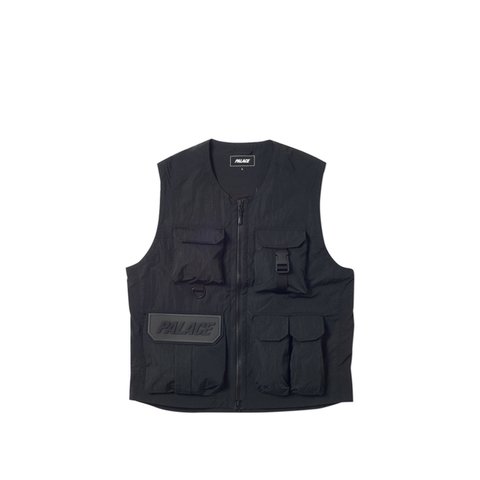 UTILITY IRIDESCENT JACKET + VEST BLACK