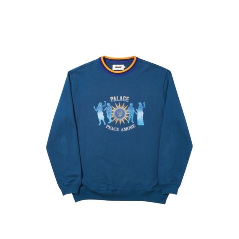 TRIPPER RIB CREW BLUE
