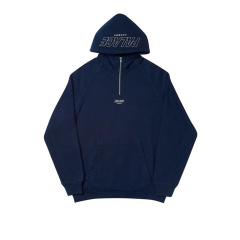 Palace Q-ZIP HOOD NAVY