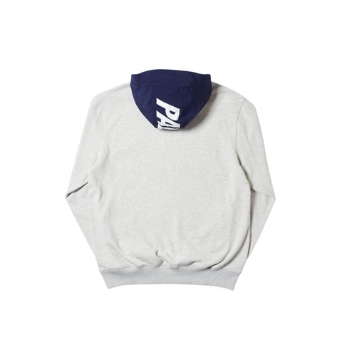 Palace TWILL 1/4 HOOD GREY MARL - Colorway