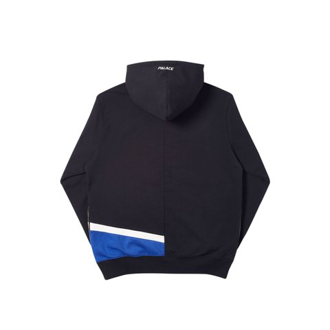 Palace FLAGGO ZIP HOOD BLACK / WHITE / BLUE - Colorway