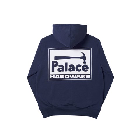 Palace HARDWARE ZIP HOOD NAVY - Colorway
