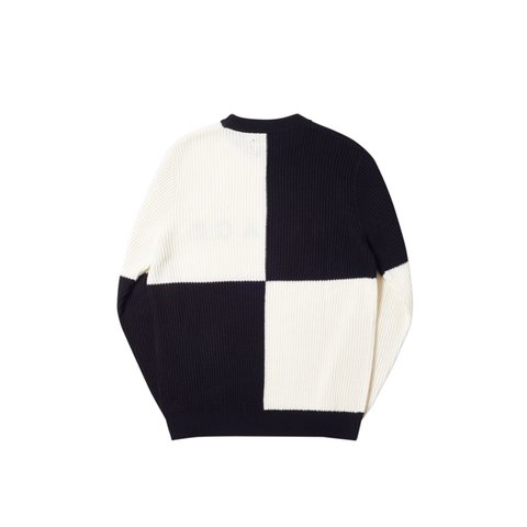Palace BATTON-BERG KNIT BLACK / WHITE - Colorway