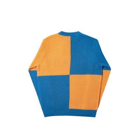 Palace BATTON-BERG KNIT ORANGE / BLUE - Colorway