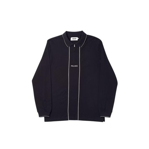 LINER LONGSLEEVE POLO BLACK