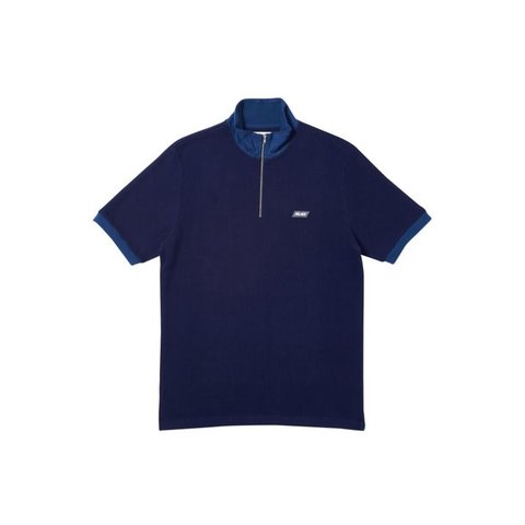 Palace ZIPPED POLO NAVY