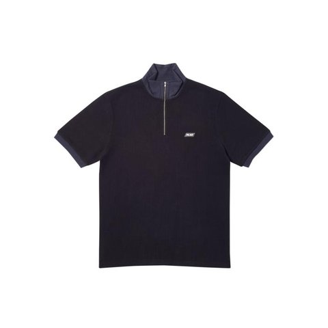 Palace ZIPPED POLO BLACK