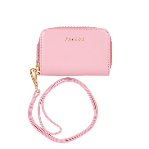 Palace LEATHER ZIP WALLET PINK - Colorway