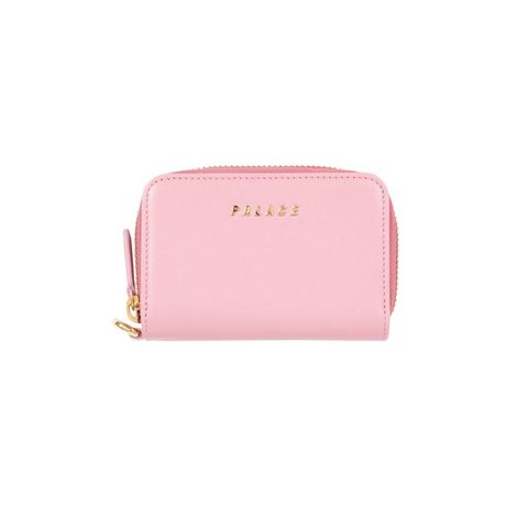 Palace LEATHER ZIP WALLET PINK