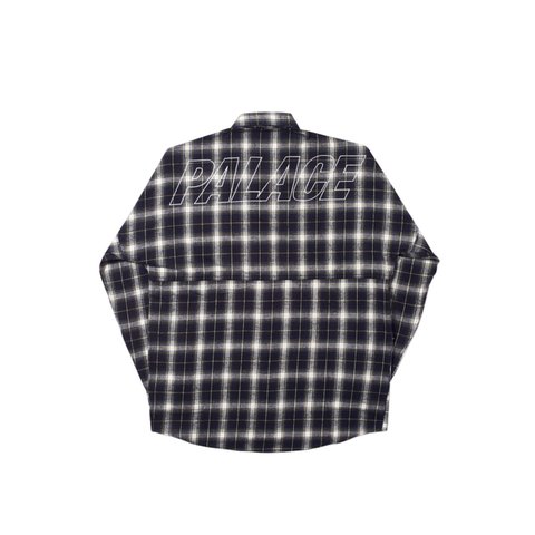 Palace LUMBER YAK SHIRT NAVY / GREEN CHECK - Colorway